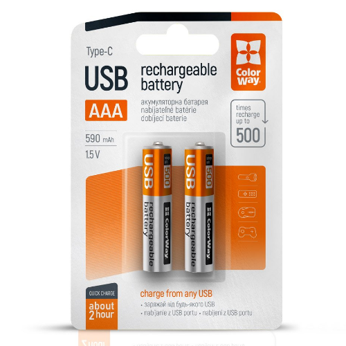 Акумулятор AAA/HR03 590mAh ColorWay