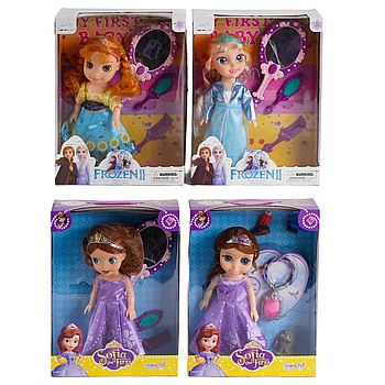 Лялька Disney Frozen Sofia The First (4 види, музика, аксесуари, підсвічування) ZT 8690