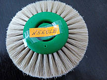 Щітка шліфувальна на пластмасовому диску d — 80 мм, 3-х ряд. (беж)
