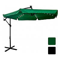 Зонт с подсветкой LED Bonro B-7218LP 6 спиц 3м садовый для дачи сада кафе R_2281