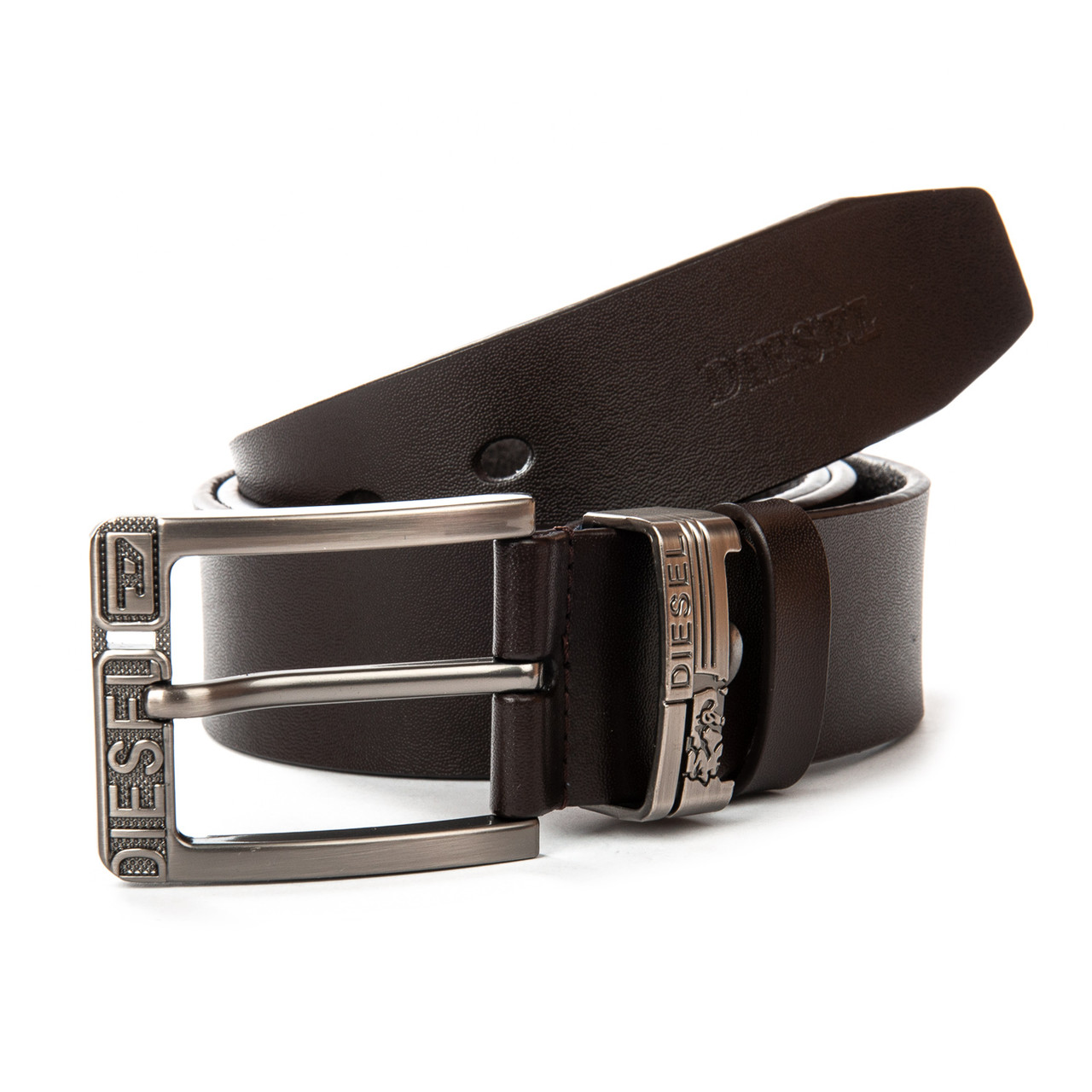 Ремінь чоловічий шкіряний DS-005 brown