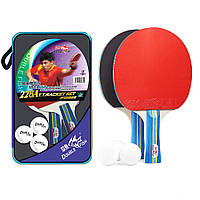 Набор для настольного тенниса (2 ракетки,3 шарика,чехол) Double Fish NE-DF-SET лучшая цена с быстрой доставкой
