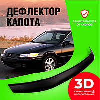 Дефлектор капота спойлер на автомобиль Тойота Камри TOYOTA Camry с 1996 2001г с еврокрепежом