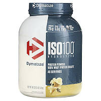 Dymatize Nutrition, ISO100 Hydrolyzed, 100% ізолят сироваткового білка, зі смаком ванілі для гурманів, 1,4 кг