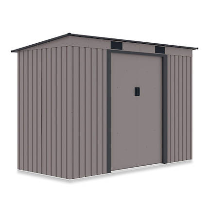 Металевий сарай для інструментів 261x121 см Hardmaister Oregon Warm Grey, фото 1