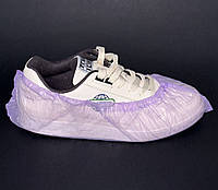 Бахіли одноразові  щільність 3 гр., 100 шт. уп. Фіолетові