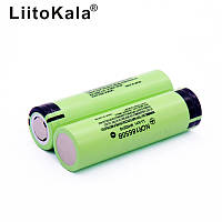 Аккумулятор литий ионный LiitoKala 18650 3400 мАч Литиевый аккумулятор с плюсовым контактом UBB
