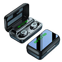 Беспроводные наушники earpods F9 TWS с Power Bank Tws наушники для телефона Черные UAA