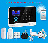 Бездротова GSM сигналізація Smart TUYA APP Smart 103 + WiFi Охоронна сигналізація для дому UBB
