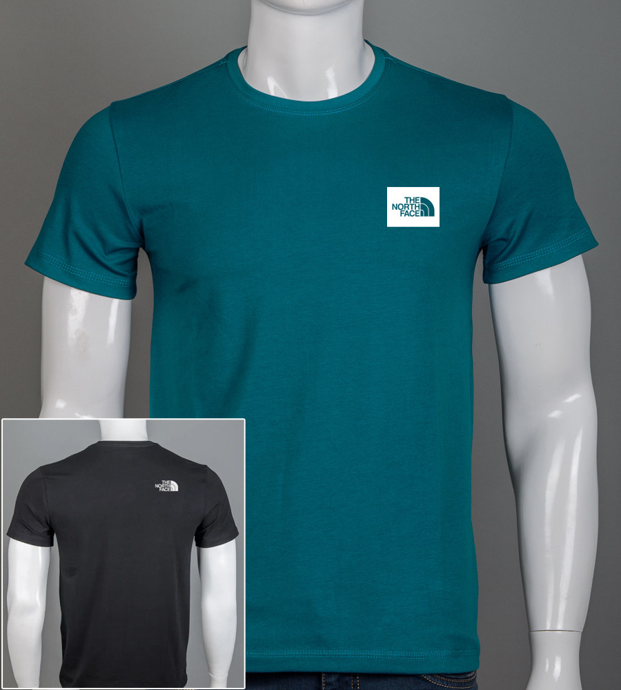 Футболка чоловіча TheNorthFace 2407м (Уп.4шт M-XXL), Петроль
