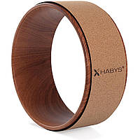 Коркове колесо для йоги Habys 33 см