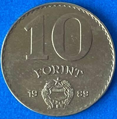 Монета Угорщини 10 форинтів 1972-89 рр., фото 1