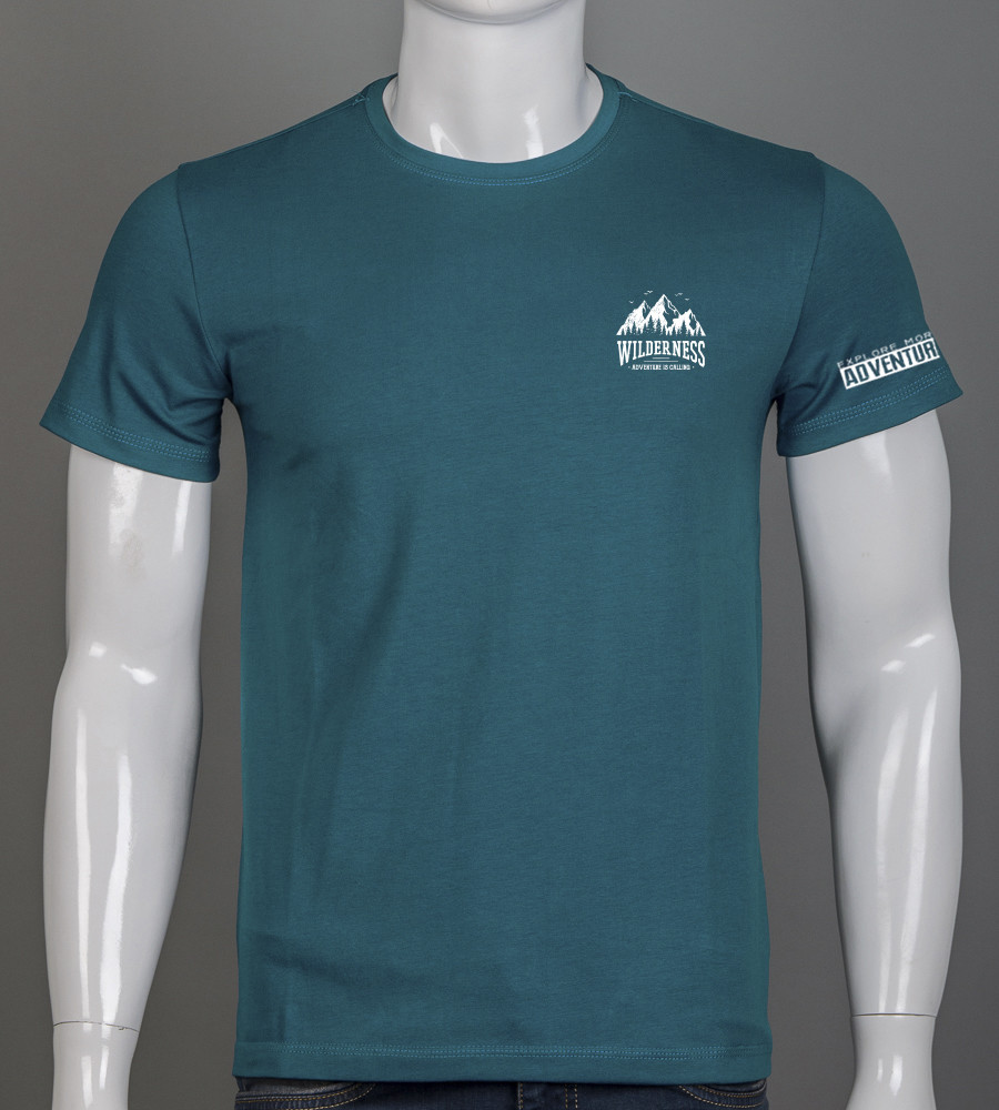 Футболка чоловіча Wilderness 2405м (Уп.4шт M-XXL), Петроль