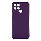 Чехол Silicone Cover Full Camera (A) для Infinix Smart 6 Колір 34.Purple