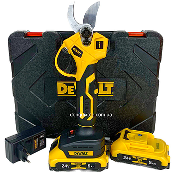 Акумуляторний секатор DeWalt DCMPP540P1 (24V, 5A) секатор акумуляторний Девольт