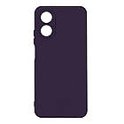 Чехол Silicone Cover Full Camera (A) для Oppo A17 Колір 34.Purple