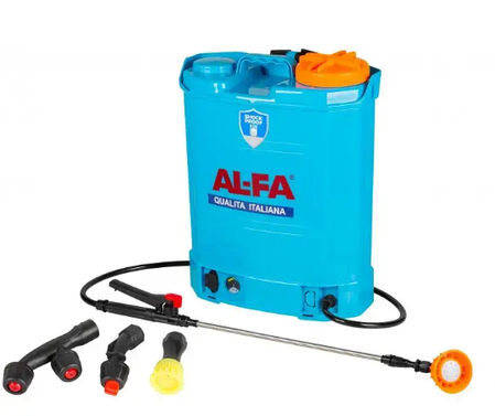 Обприскувач акумуляторний AL-FA ALES12L-PB 12 V 12 Ah 12 л, фото 1