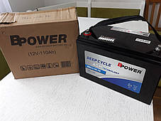 Акумулятор AGM для ДБЖ та інвертерів 12V 110Ah BLC110-12 Bpower, фото 3
