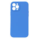 Чохол Silicone Case Full Camera no logo для iPhone 12 Pro Max Колір 24, Azure, фото 5