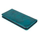 Чохол-книжка Business Leather для Realme GT2 Колір Зелений, фото 9