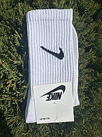 Носки мужские Nike - высокая резинка минимальный заказ (уп. 12 пар) Белые Розмір 41-45