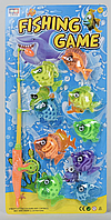 Рыбалка магнитная для детей A-Toys удочка и 9 рыбок