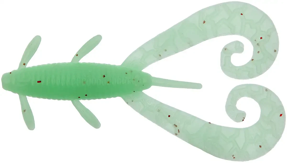 Силікон Reins G-Tail Twin 2 " 146 Hot Cucumber (10 шт/уп.)