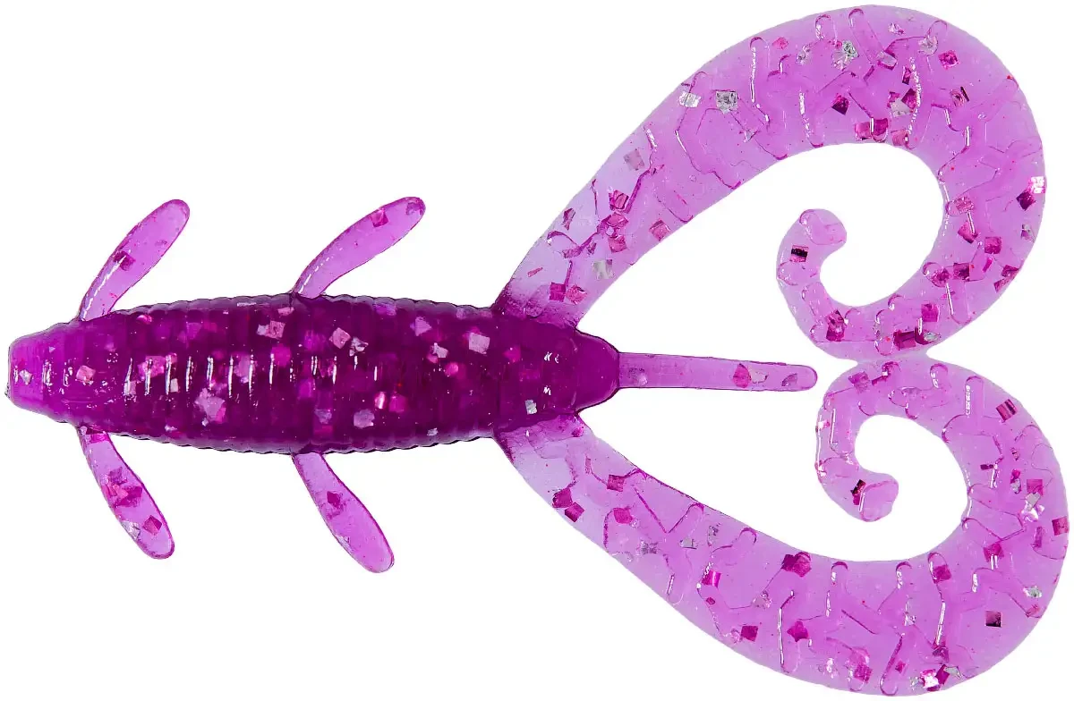 Силікон Reins G-Tail Twin 3 " 428 Purple Dynamite (8 шт/уп.)