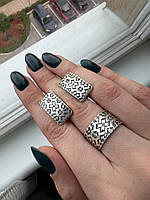 Срібний набір орнамент