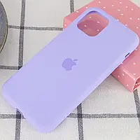 Чехол Silicone Case для Apple iPhone 11 Light Purple (силиконовый чехол сиреневый силикон кейс на айфон 11)