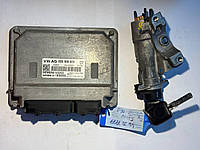 Комплект електронний блок керування Volkswagen / Skoda Siemens 03D 906 023 / 03D906023 / 5WP4084604 + ключ 4B0905851C