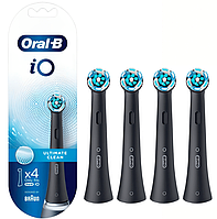 Насадки Oral-B iO Ultimate Clean Black чорні 4 шт зубні щітки Орал би клин