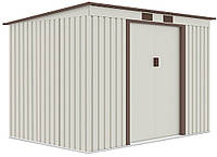 Швидкозбірний сарай Hardmaister Oregon Бежевий Будиночок для зберігання садового інвентарю