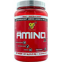 Аминокислота BCAA для спорта BSN Amino X 1010 g 70 servings Fruit Punch OM, код: 7517558