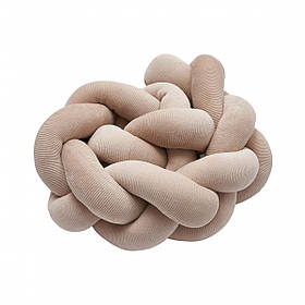 Бампер-косичка на ліжечко Twins Ego 240 см, beige