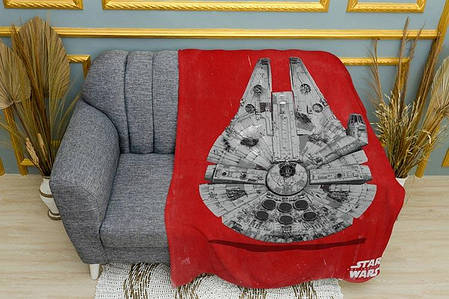 Плед «Star Wars on the red background», фото 1