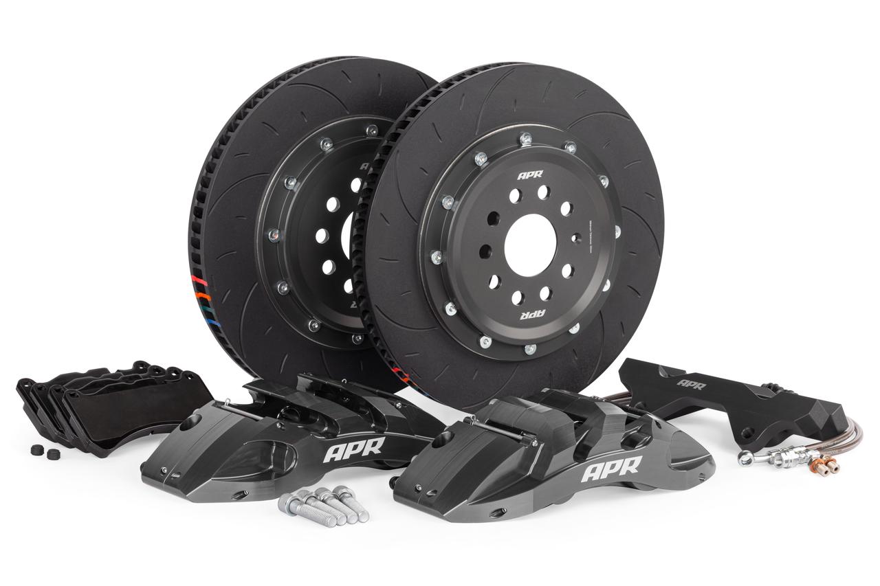 Гальмівний комплект шестипоршневий APR grey — MQBEVO/MQB/RS3 8V/8Y