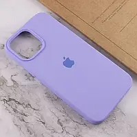 Чехол Silicone Case для Apple iPhone 15 Pro Max Light Purple ( сиреневый силикон кейс на айфон 15 Про Макс)