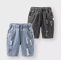 Рваные джинсовые шорты для мальчиков .110