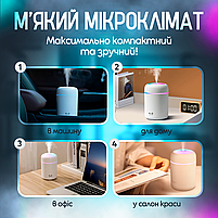 Зволожувач повітря 300 мл з LED-підсвіткою, фото 8