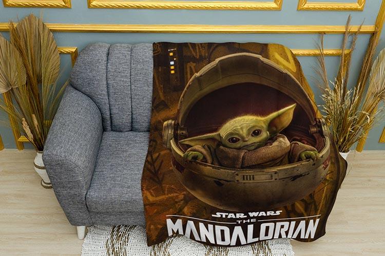 Плед «Зоряні Війни. Маленький Йода. Star Wars. Baby Yoda»