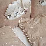 Постільний комплект Twins Кролик на 7 предметів, beige, фото 3