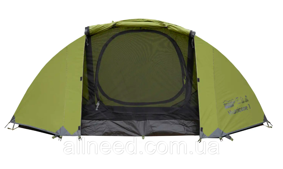 Одномісний Намет Двошаровий з москітною сіткою Tramp Lite Hurricane olive зелена