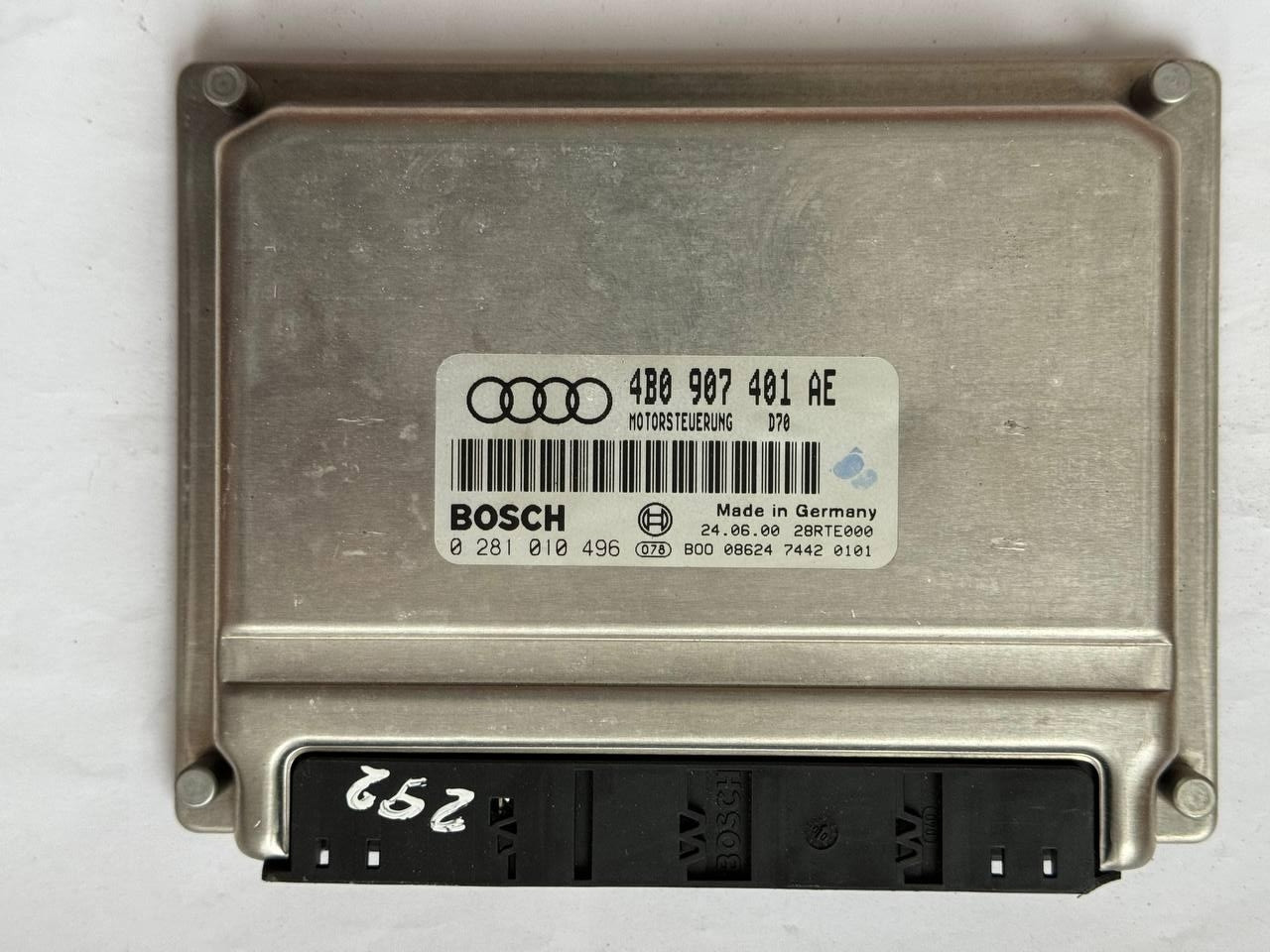 Електронний блок керування Audi Bosch 4B0 907 401 AE / 4B0907401AE / 0 281 010 496 / 0281010496