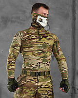Тактическая рубашка убакс мультикам, армейский мужской убакс зсу, боевая тактическая рубашка летняя bj838