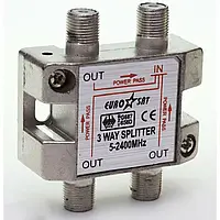 Сплітер Eurosat 5-2400MHz (прохідний) 3 ТВ