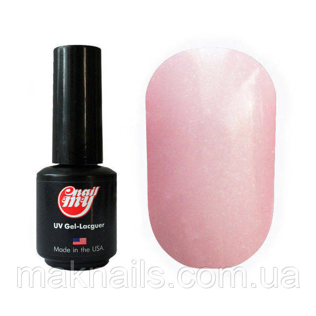 Гель-лак My Nail System № 148 холодний блідо-рожевий з перламутром мл