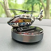 Автомобільний багаторазовий ароматизатор вертоліт у машину для освіження повітря колір піксель хакі флакон олії в подарунок