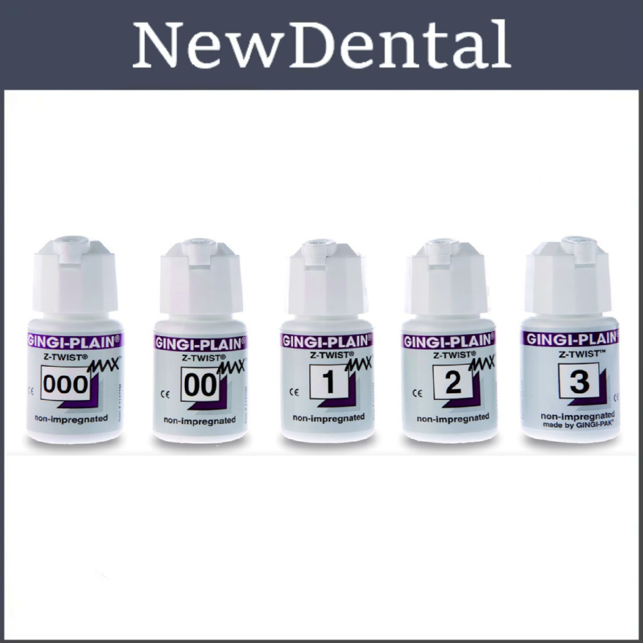 Ретракционная нить Джинджа-Плаин, (Gingi-Plain), без просочення №0, фото 1