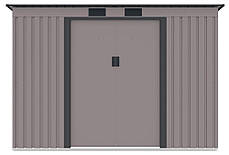 Сарай для інструментів 261x181 см Hardmaister Oregon Warm Grey, фото 3